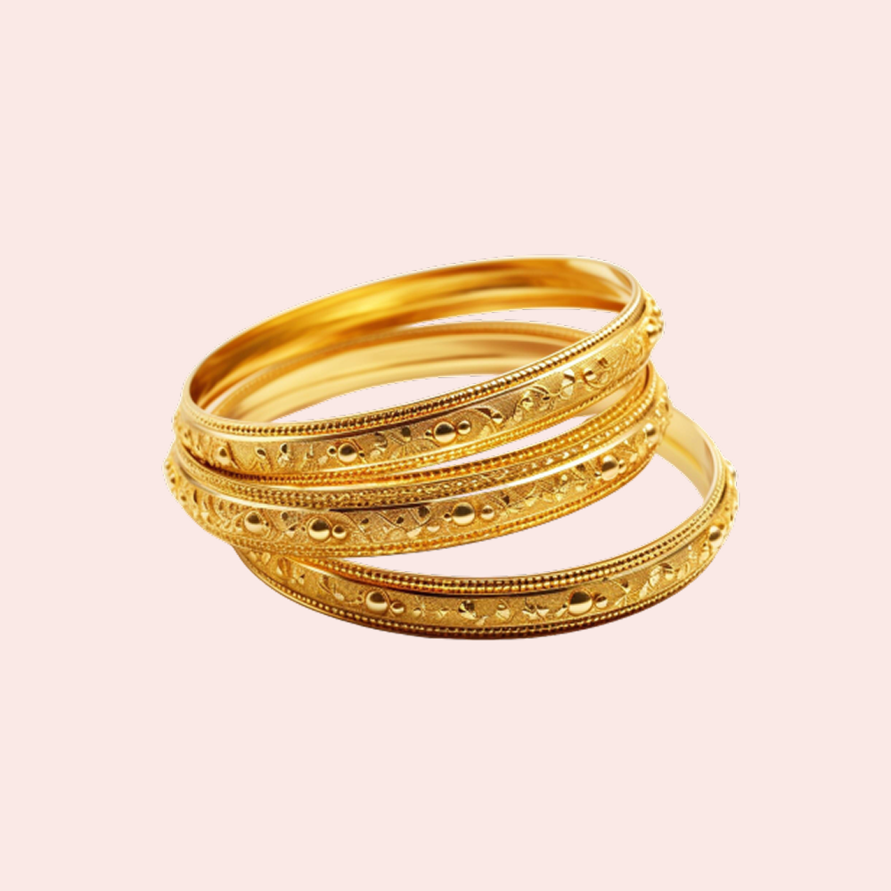 Majestic Gold Bangles