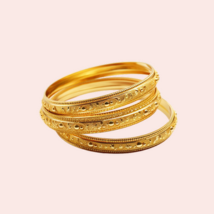 Majestic Gold Bangles