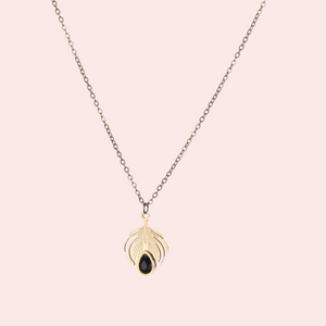 Golden Aura Pendant Necklace