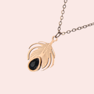 Golden Aura Pendant Necklace