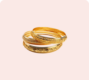 Majestic Gold Bangles
