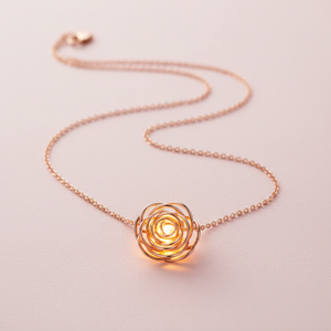 Rose Gold Eternal Glow Necklace
