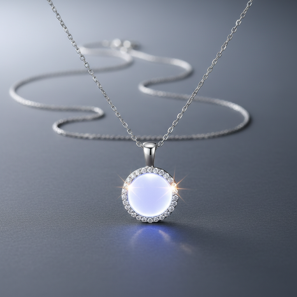 Silver Eternal Glow Necklace