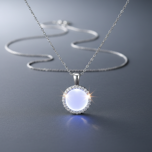 Silver Eternal Glow Necklace